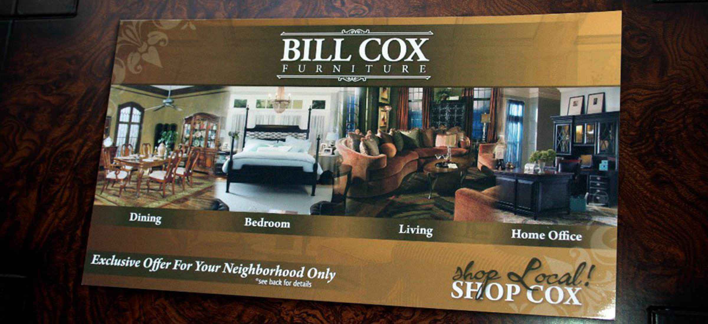 Bill Cox Furniture Postcard • Trendsetters Media Group
